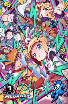 Variant Cover for Mega Man: Timelines #1