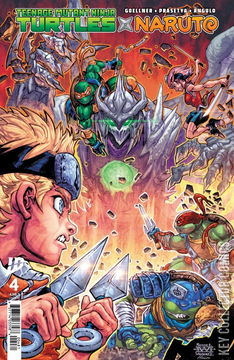 Variant Cover for Teenage Mutant Ninja Turtles / Naruto #4
