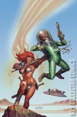 Variant Cover for Red Sonja Attacks Mars #3