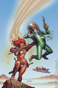 Variant Cover for Red Sonja Attacks Mars #3