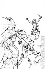 Variant Cover for Herculoids #4