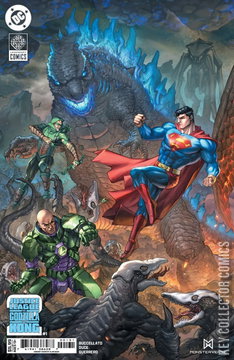 Variant Cover for Justice League vs. Godzilla vs. Kong #1