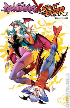 Variant Cover for Darkstalkers x Street Fighter: Blood Throne #1