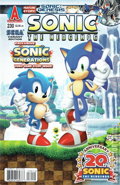 Variant Cover for Sonic the Hedgehog #230