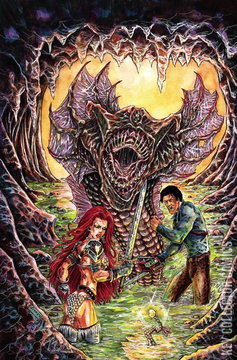 Variant Cover for Red Sonja vs. The Army of Darkness #4