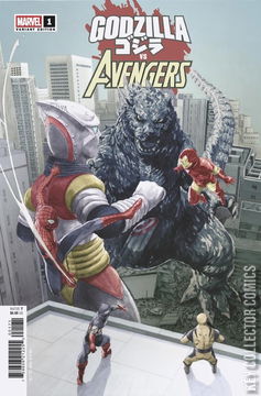 Variant Cover for Godzilla vs Avengers #1