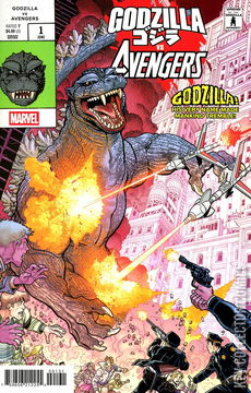 Variant Cover for Godzilla vs Avengers #1