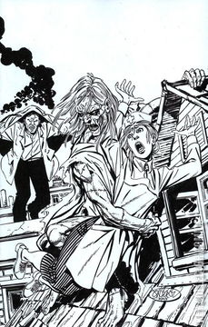 Variant Cover for Angel vs. Frankenstein II #1