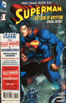 Variant Cover for Free Comic Book Day 2013: Superman - Last Son of Krypton #1