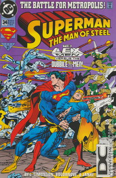 Variant Cover for Superman: The Man of Steel #34