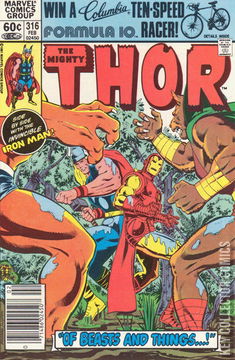 Variant Cover for Thor #316
