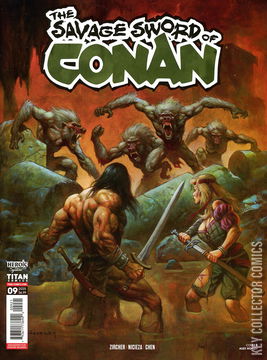 Variant Cover for Savage Sword of Conan, The #9