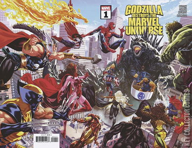 Godzilla Destroys the Marvel Universe #1