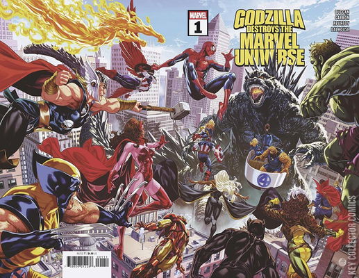 Godzilla Destroys the Marvel Universe
