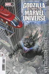 Variant Cover for Godzilla Destroys the Marvel Universe #1