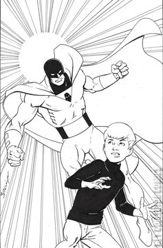 Variant Cover for Space Ghost / Jonny Quest: Spacequest #2