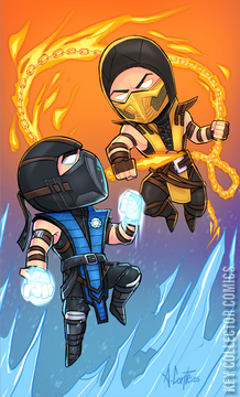 Variant Cover for Fame: Mortal Kombat - Ed Boon #1