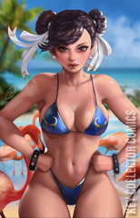 Variant Cover for Street Fighter & Friends Swimsuit Special 2024 #1