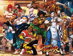 Variant Cover for Street Fighter Reprint Edition #1