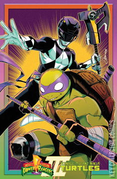 Variant Cover for Mighty Morphin Power Rangers / Teenage Mutant Ninja Turtles #1