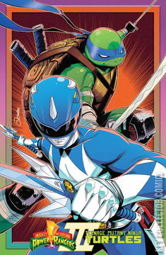 Variant Cover for Mighty Morphin Power Rangers / Teenage Mutant Ninja Turtles #1