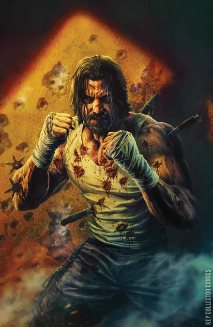 Cover art for BRZRKR #1 SDCC