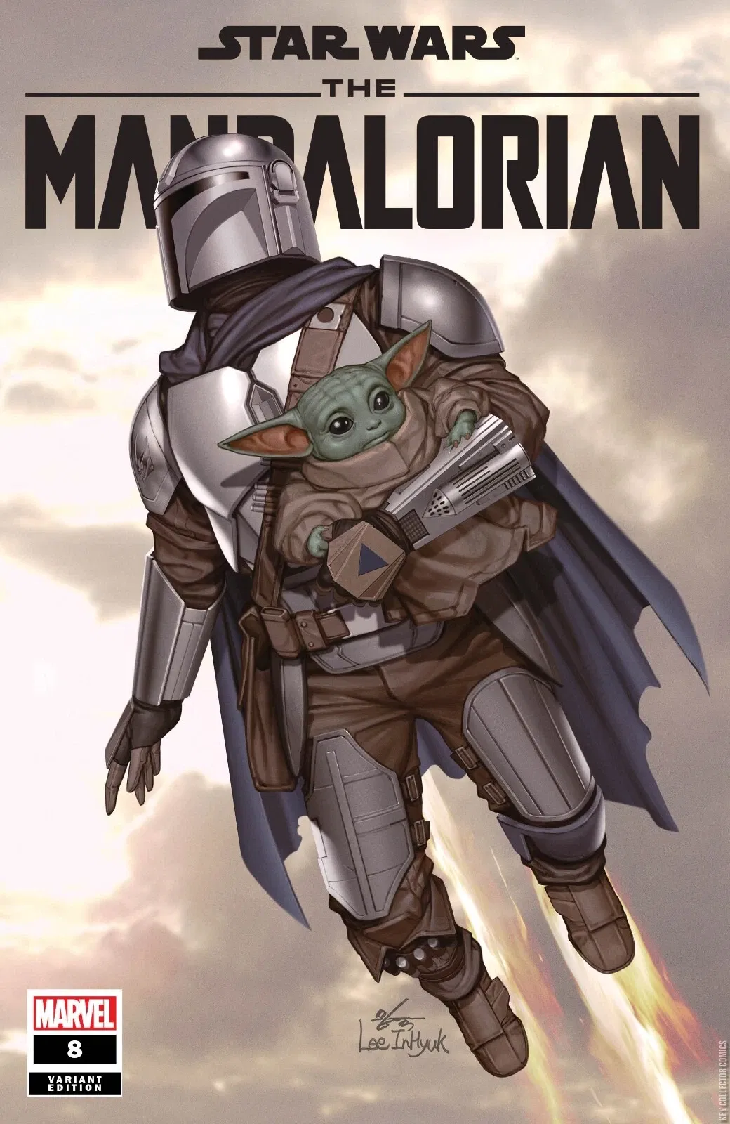 Variant Cover for Star Wars: The Mandalorian #8