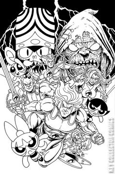 Variant Cover for Thundercats / Powerpuff Girls #1