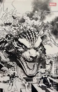 Godzilla Destroys the Marvel Universe #1