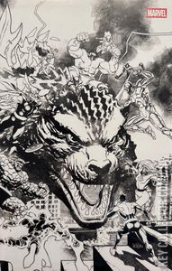 Godzilla Destroys the Marvel Universe #1