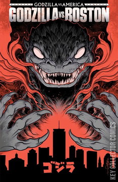 Variant Cover for Godzilla vs America: Boston