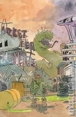 Variant Cover for Godzilla: Escape the Deadzone #1