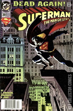 Variant Cover for Superman: The Man of Steel #39