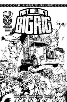 Variant Cover for Post Malone's Big Rig #1