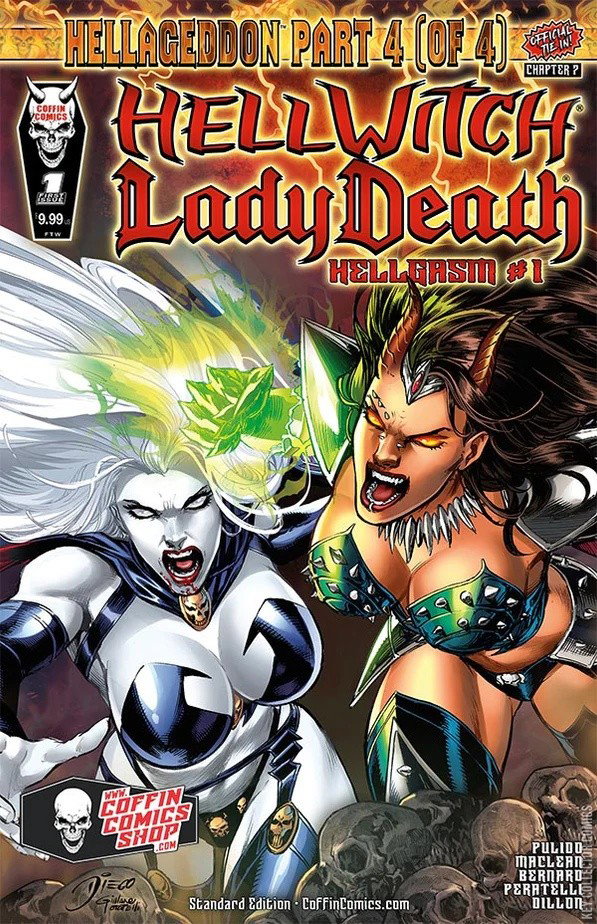 HeRIN.CYE　Laceflaretunic　完売品　ノベルティ付き Hellwitch / Lady Death: Hellgasm Comic Shop Edition by Coffin