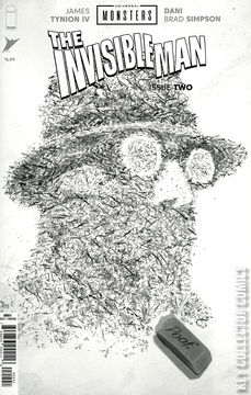 Variant Cover for Universal Monsters The Invisible Man #2
