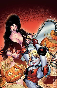 Variant Cover for Harley Quinn x Elvira #1
