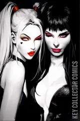 Variant Cover for Harley Quinn x Elvira #1