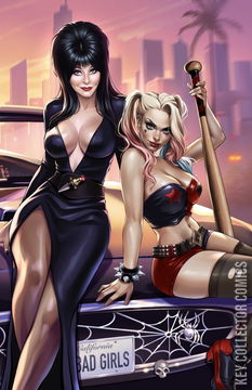 Variant Cover for Harley Quinn x Elvira #1