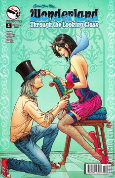 Variant Cover for Grimm Fairy Tales Presents: Wonderland - Through the Looking Glass #4