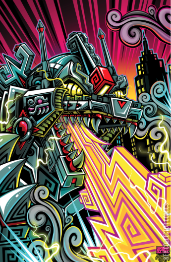 Cover art for Starship Godzilla #1 