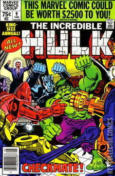 Variant Cover for Incredible Hulk Annual #9