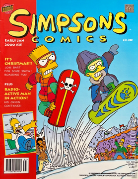 Variant Cover for Simpsons Comics #35