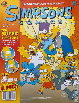 Variant Cover for Simpsons Comics #55