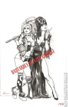 Variant Cover for Harley Quinn x Elvira #1