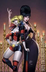 Variant Cover for Harley Quinn x Elvira #1