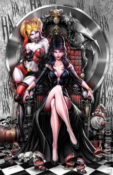 Variant Cover for Harley Quinn x Elvira #1
