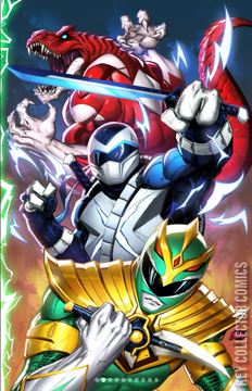 Variant Cover for Mighty Morphin Power Rangers / Teenage Mutant Ninja Turtles #2
