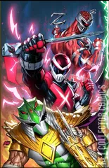 Variant Cover for Mighty Morphin Power Rangers / Teenage Mutant Ninja Turtles #1