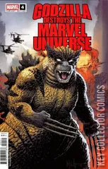 Variant Cover for Godzilla Destroys the Marvel Universe #4